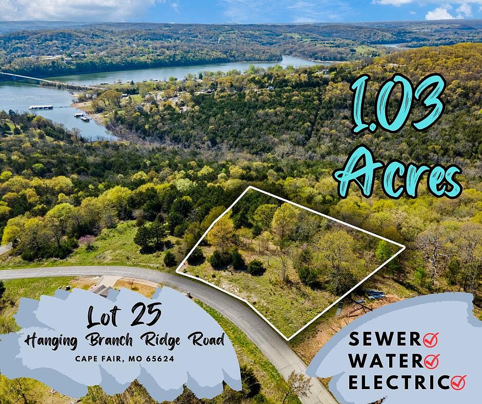 Lot 25 Hanging Branch Ridge Road, Cape Fair, MO 65624 MLS 60240434