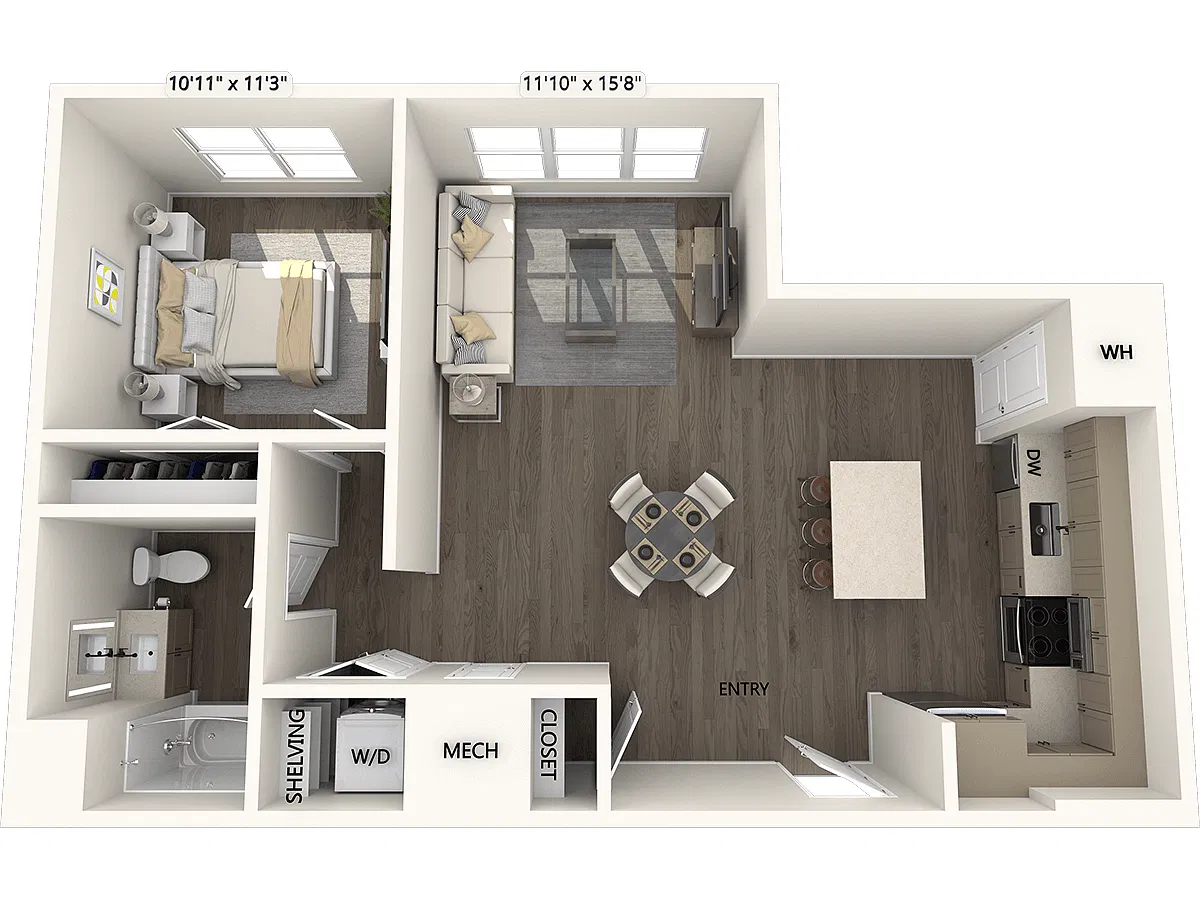 Floor plan A03-Upgrade Collection II