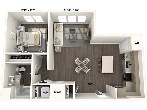 Floor plan A03-Upgrade Collection II