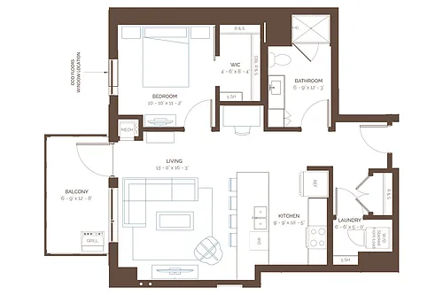 Floor plan Lily