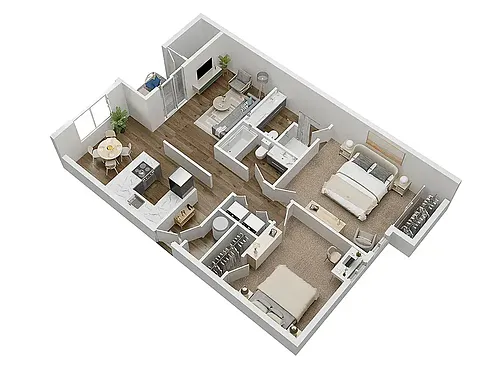 Floor plan 2X2