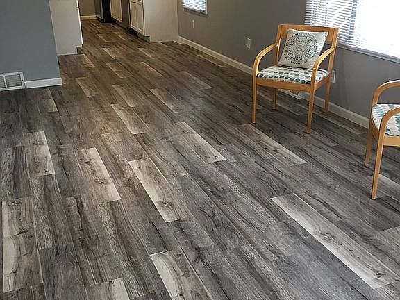 Living room and kitchen