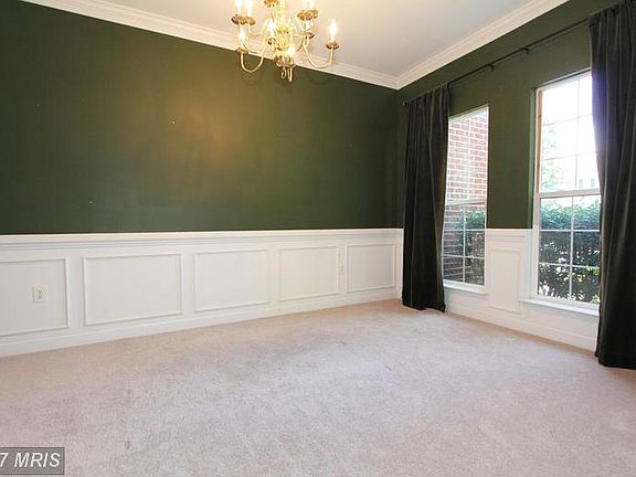 Spacious dining room