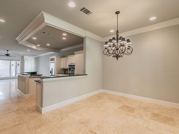 Dining room open to kitchen