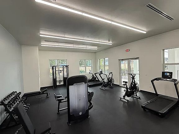 Cardio workout area.