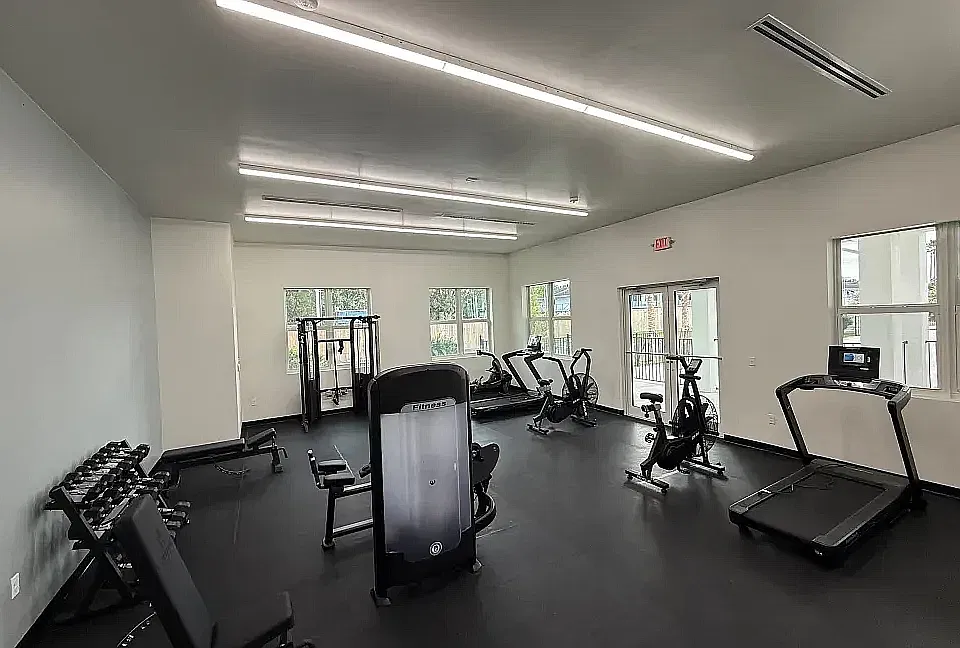 Cardio workout area.