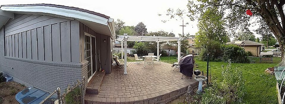 New Stone Patio/Purgola