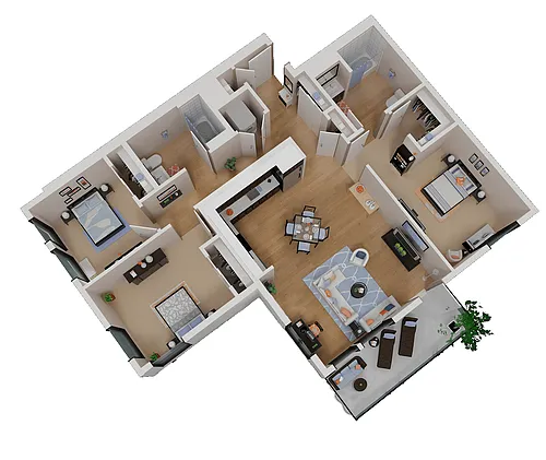 Floor plan C1