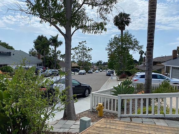 View of street from front deck