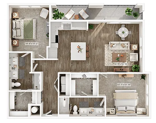 Floor plan B08