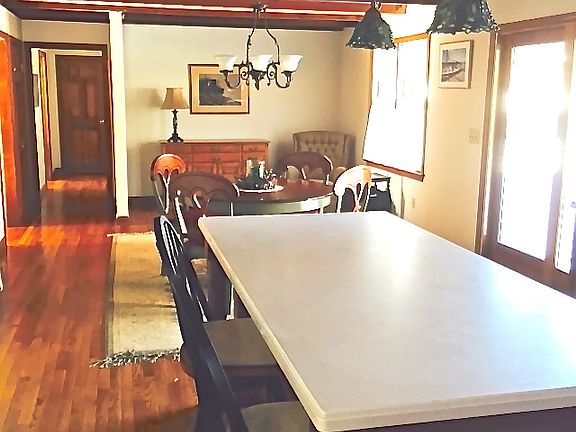 kitchen with 6' island