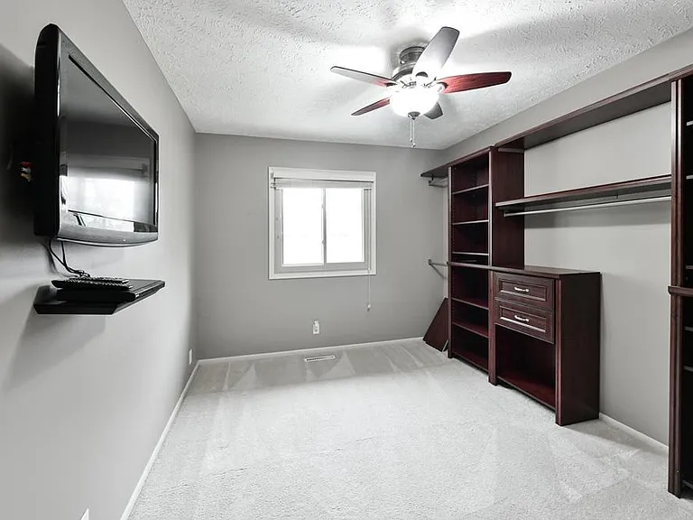 3rd Bedroom with Built In Shelving