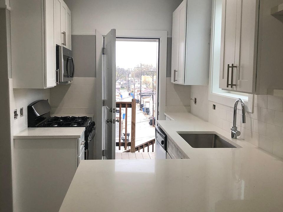 Kitchen onto deck