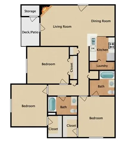Floor plan Myrtle