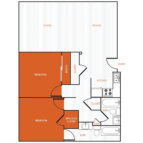 Floor plan 2X2