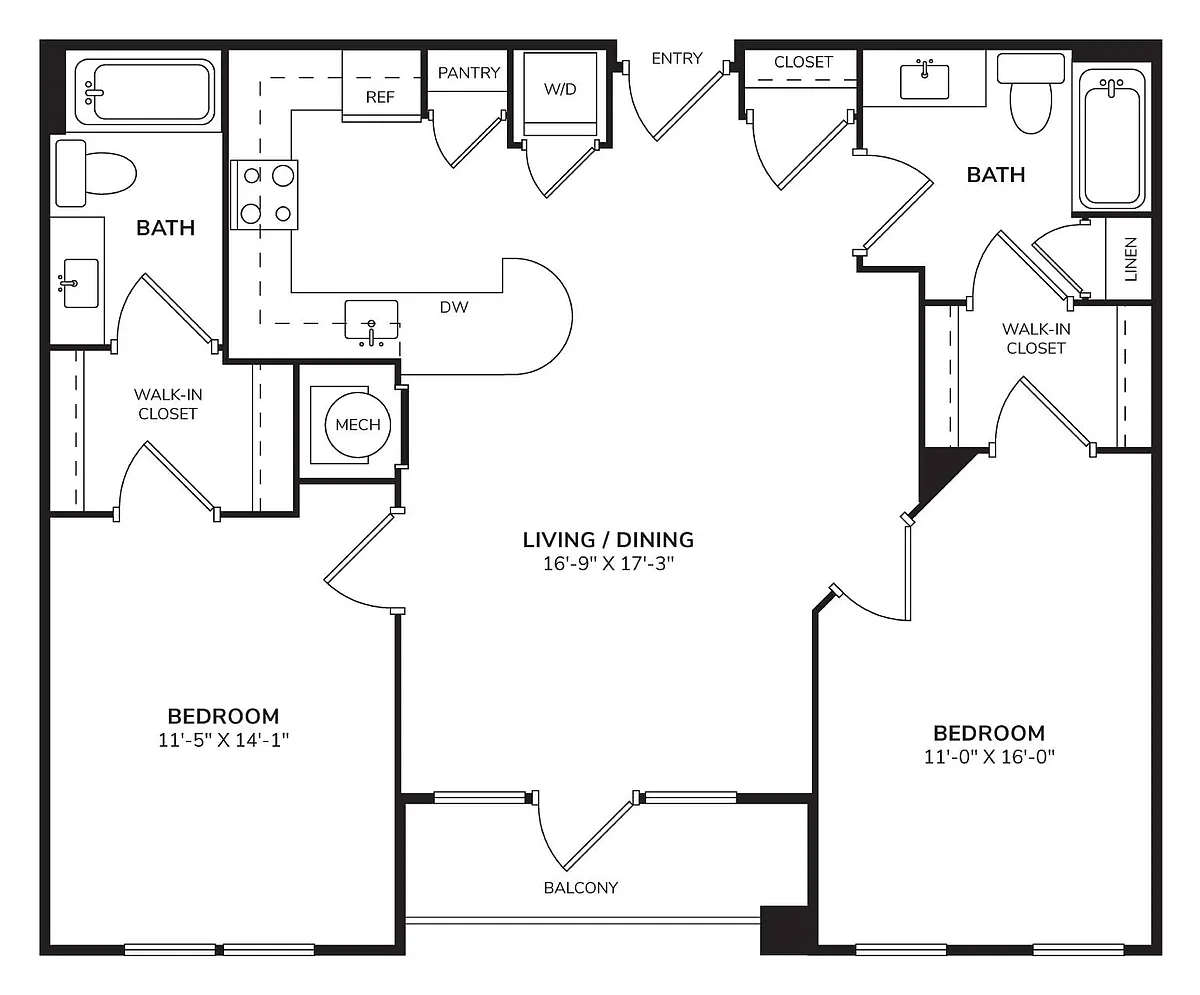 Floor plan B6