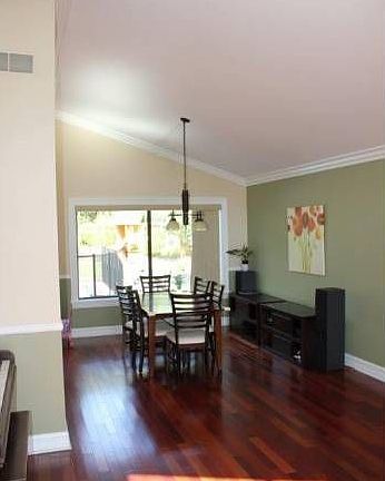 Living room & dining room