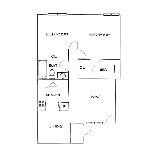 Floor plan Design 2B10 Premier 3