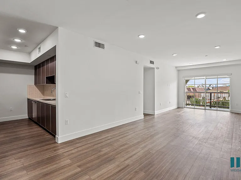 Kitchen, Dining, and Living Room Areas