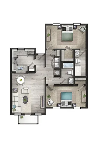 Floor plan The Hawthorn