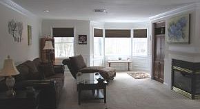 Built Ins and Gas Fireplace