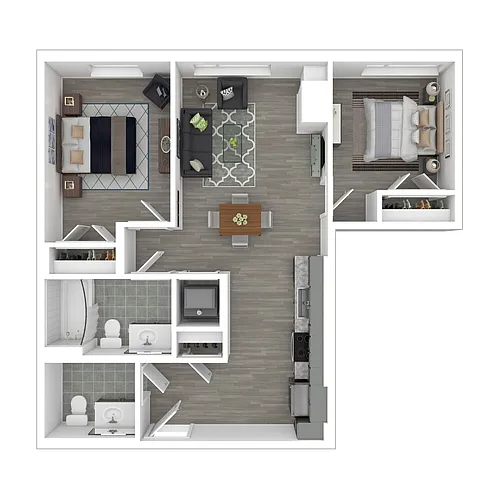 Floor plan The Parallel (B5)