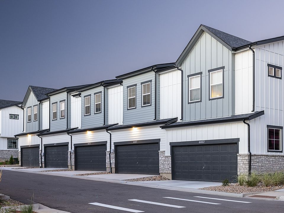 Desirable modern features like open-concept layouts, high-end finishes, and attached garages at The Fillmore.