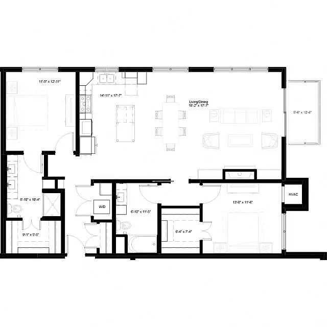 Floor plan Willow