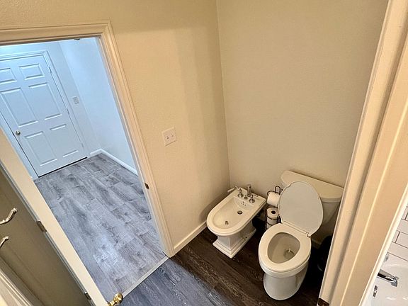 bidet and toilet