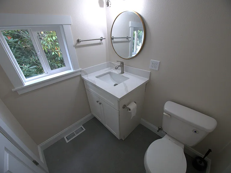 Half bathroom.