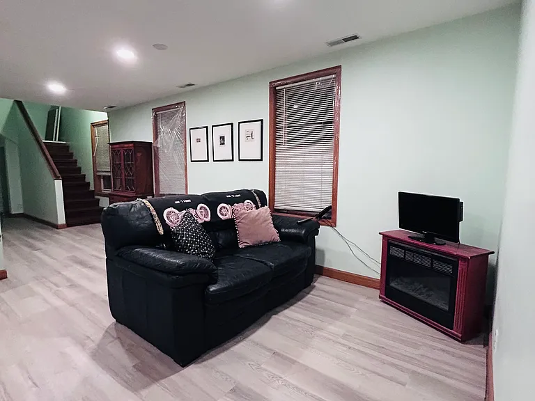 Living room area on level 1