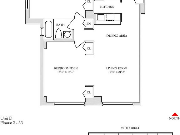 2nd image of 225 E 95th St #C3d