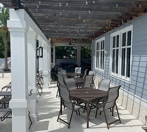 Clubhouse seating area