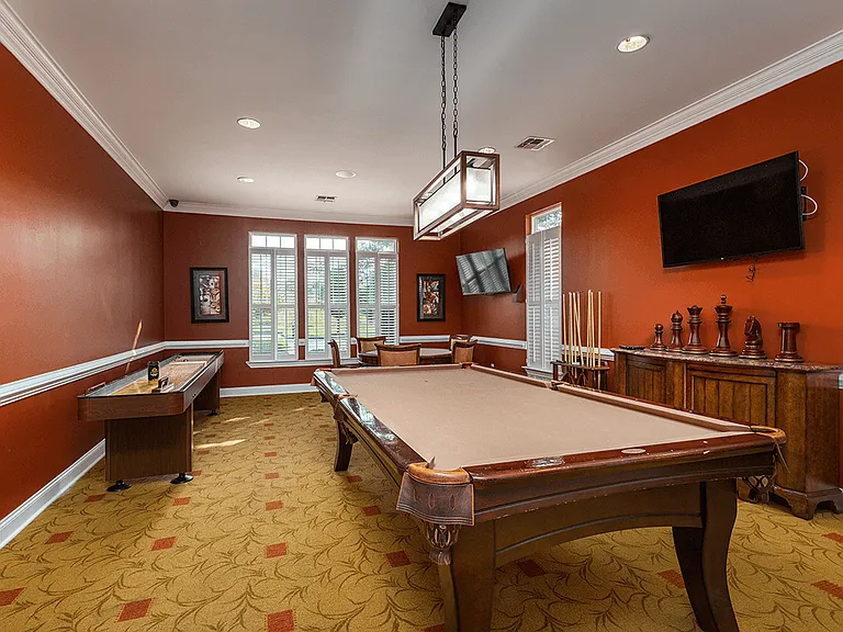 Game Room with Billiards & Shuffleboard