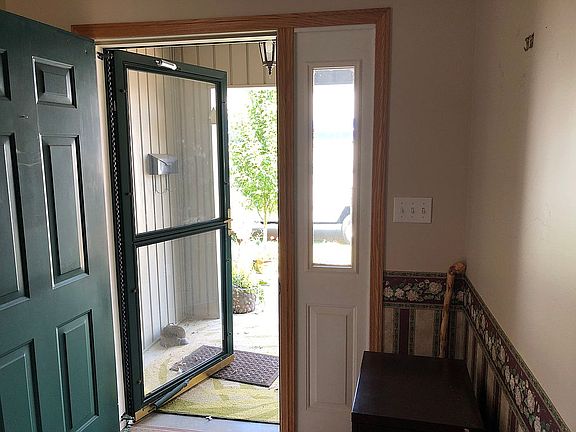 Front door from inside