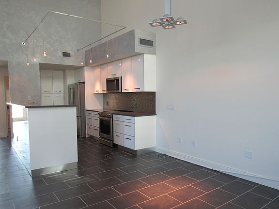 Kitchen and eating area