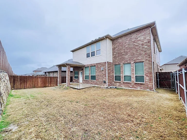Good sized backyard