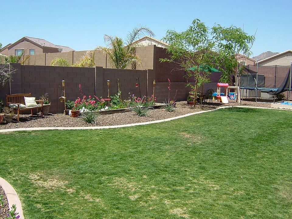 Backyard ready for kids