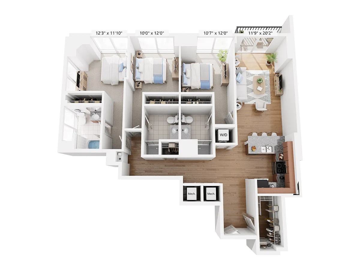 Floor plan C4