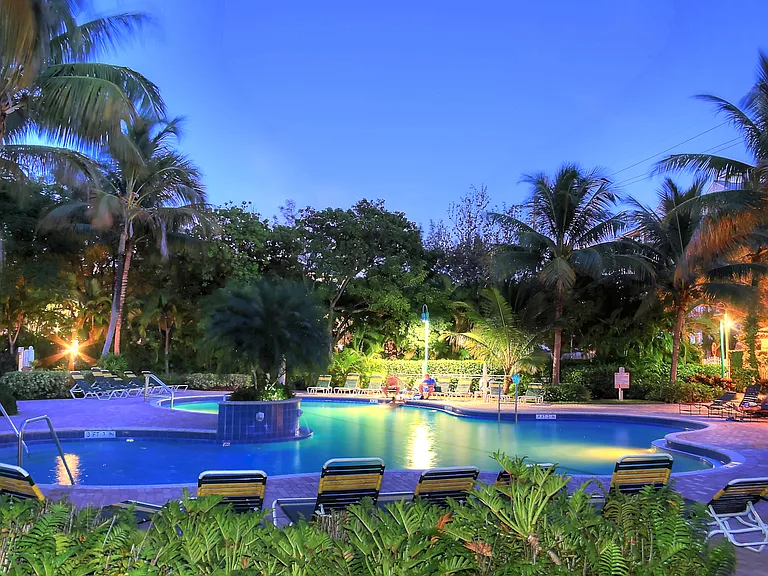Pool in the Evening