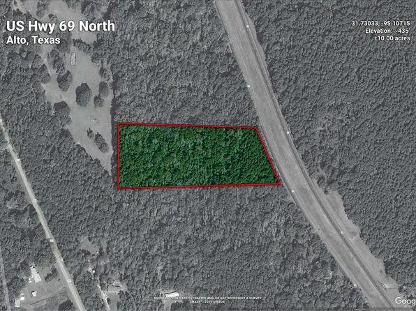 10 Ac Hwy #69-S, Alto, TX 75925