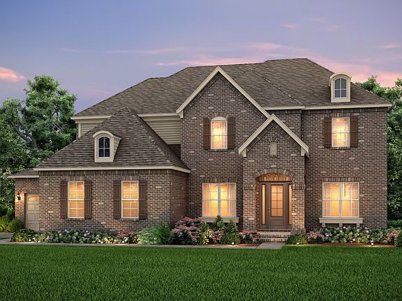 Worthington Exterior 10 features brick, siding and covered front door