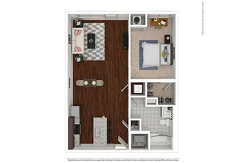 Floor plan One Bedroom