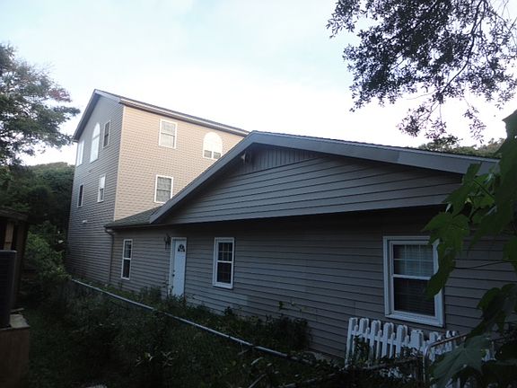 Left side of house