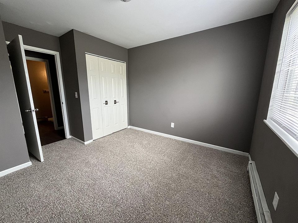 New carpet in the first bedroom.