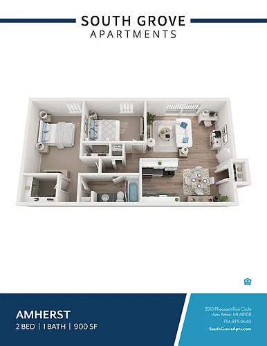 Floor plan AMHERST