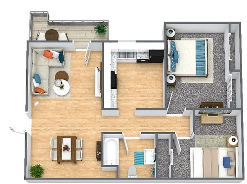 Floor plan Boone Signature
