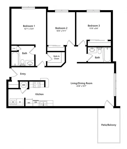 Floor plan York River