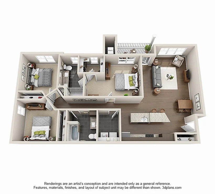 Floor plan Cloverdale