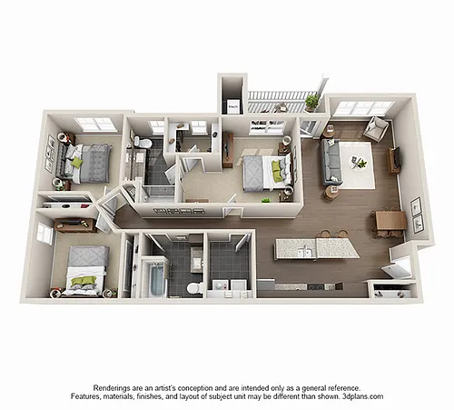 Floor plan Cloverdale